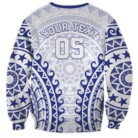 Custom Cook Islands Palmerston Sweatshirt Polynesian Tribal Tattoo LT05 - Polynesian Pride