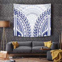 Cook Islands Palmerston Tapestry Polynesian Tribal Tattoo LT05 Navy - Polynesian Pride