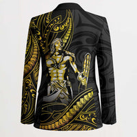 Filipinos Lapu Lapu Hero Blazer Gold Polynesian Tribal Tattoo LT05 - Polynesian Pride