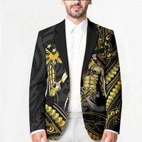 Filipinos Lapu Lapu Hero Blazer Gold Polynesian Tribal Tattoo LT05 - Polynesian Pride