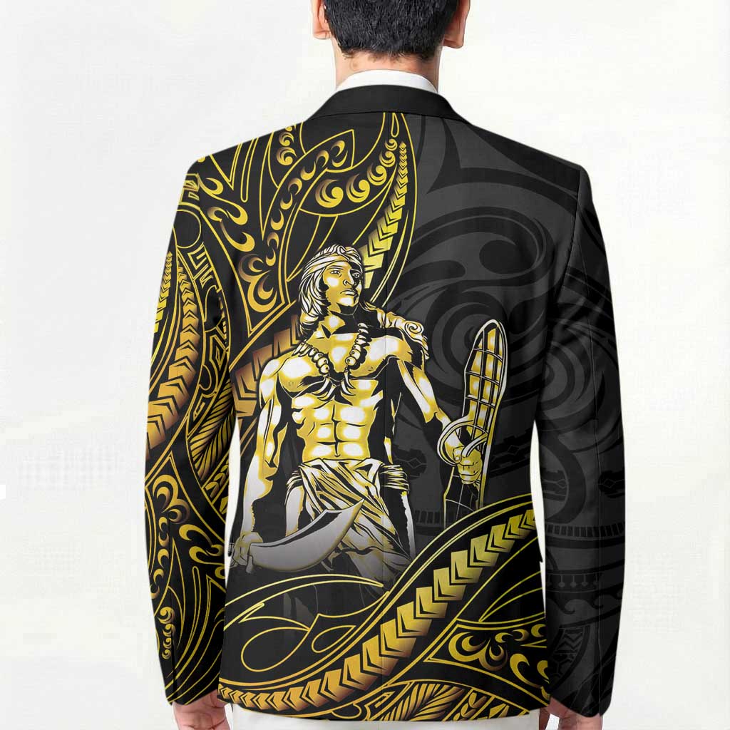 Filipinos Lapu Lapu Hero Blazer Gold Polynesian Tribal Tattoo LT05 - Polynesian Pride