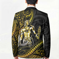 Filipinos Lapu Lapu Hero Blazer Gold Polynesian Tribal Tattoo LT05 - Polynesian Pride