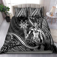 Filipinos Lapu Lapu Hero Bedding Set Black Polynesian Tribal Tattoo LT05 - Polynesian Pride