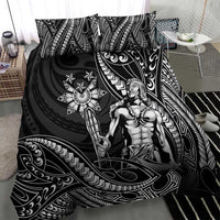 Filipinos Lapu Lapu Hero Bedding Set Black Polynesian Tribal Tattoo LT05 - Polynesian Pride