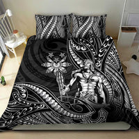 Filipinos Lapu Lapu Hero Bedding Set Black Polynesian Tribal Tattoo LT05 - Polynesian Pride