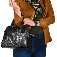 Filipinos Lapu Lapu Hero Shoulder Handbag Black Polynesian Tribal Tattoo LT05 - Polynesian Pride