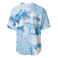 Happy Fiji Girmit Day Baseball Jersey Fijian Tapa With Mandala Pattern LT05 - Polynesian Pride