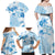 Happy Fiji Girmit Day Family Matching Off Shoulder Maxi Dress and Hawaiian Shirt Fijian Tapa With Mandala Pattern