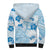 Happy Fiji Girmit Day Sherpa Hoodie Fijian Tapa With Mandala Pattern