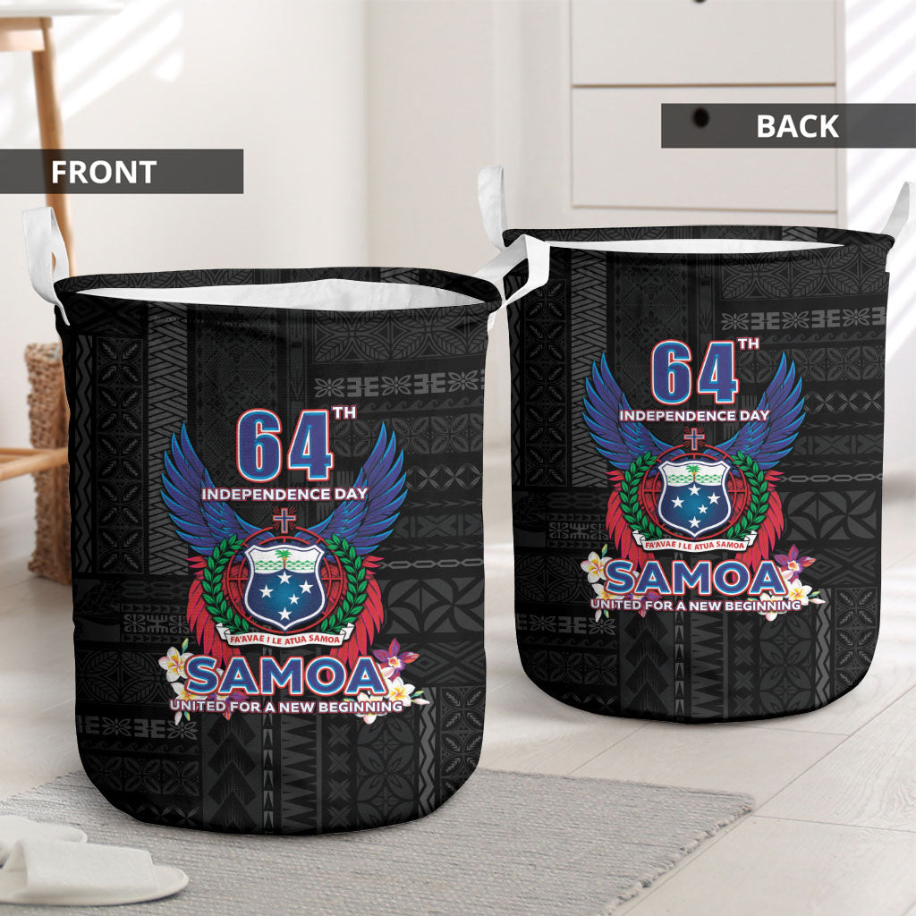 Samoa 64th Independence Anniversary Laundry Basket LT05 - Polynesian Pride