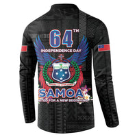 Samoa 64th Independence Anniversary Button Sweatshirt LT05 - Polynesian Pride
