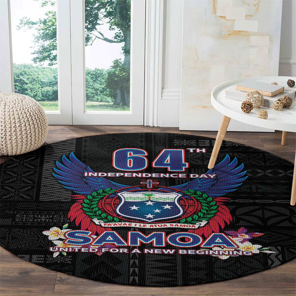 Samoa 64th Independence Anniversary Round Carpet LT05 - Polynesian Pride