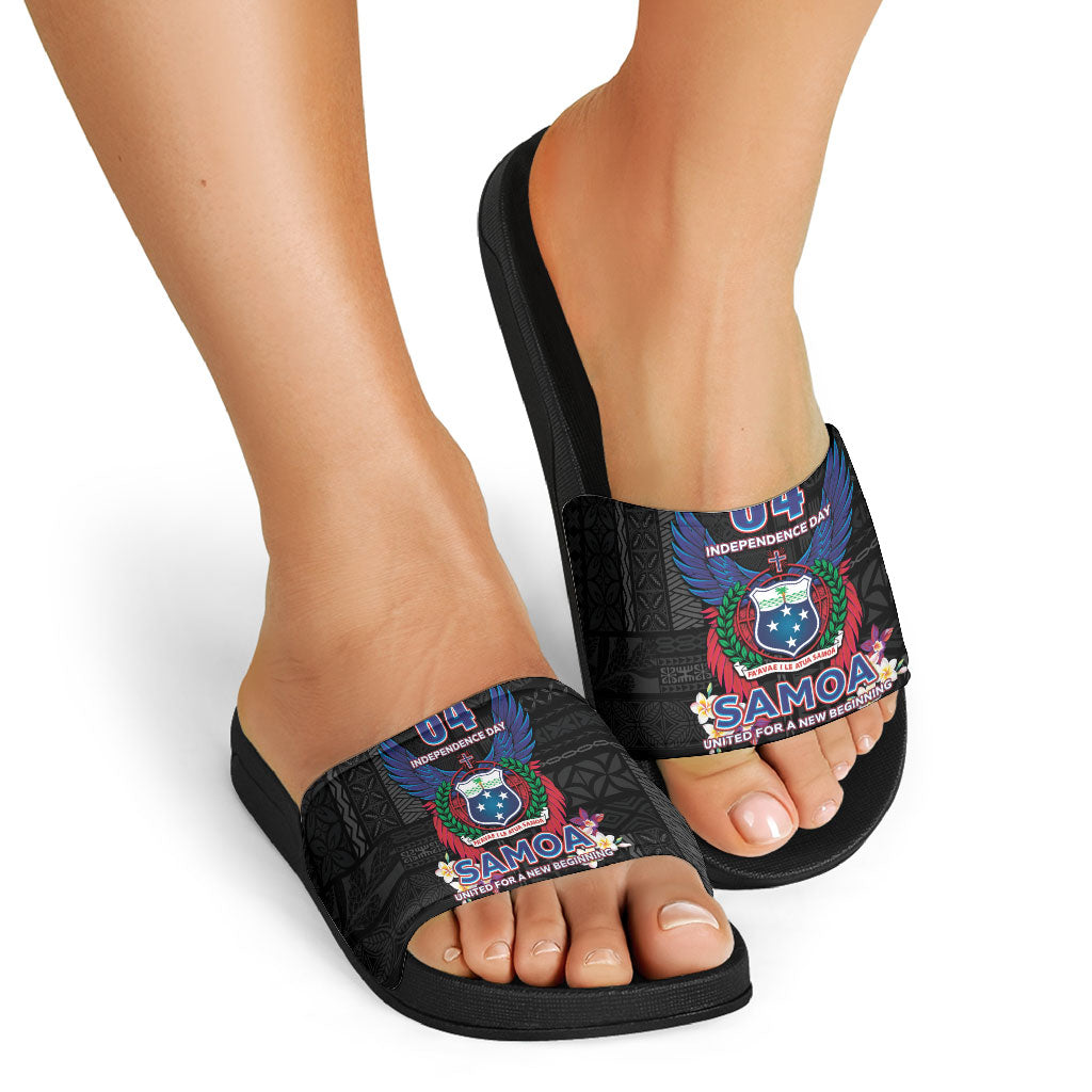 Samoa 64th Independence Anniversary Slide Sandals LT05 - Polynesian Pride