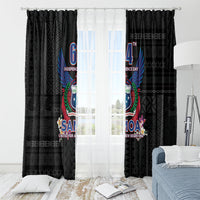 Samoa 64th Independence Anniversary Window Curtain LT05 - Polynesian Pride