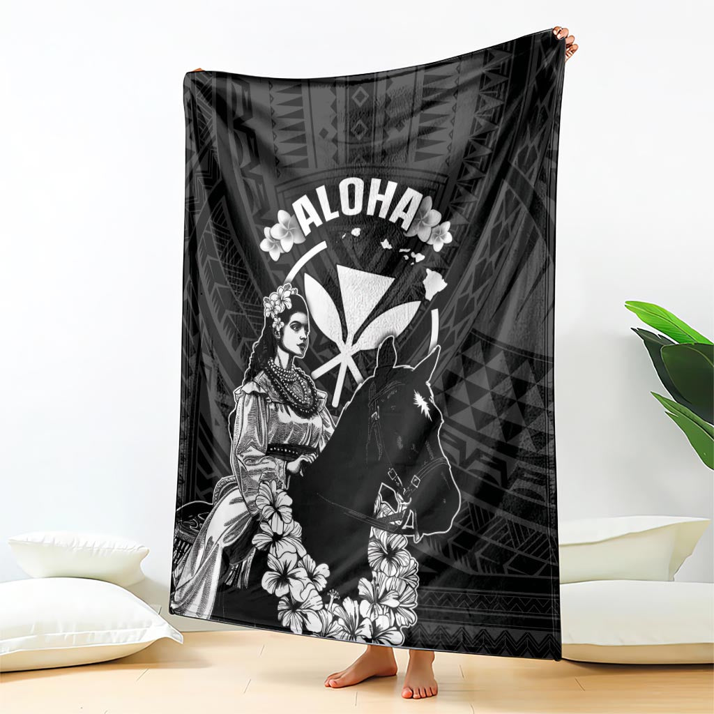 Hawaii King Kamehameha Day Parade Blanket With Pa'u Riders Plumeria Kakau Tribal Pattern LT05 - Polynesian Pride