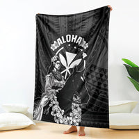 Hawaii King Kamehameha Day Parade Blanket With Pa'u Riders Plumeria Kakau Tribal Pattern LT05 - Polynesian Pride