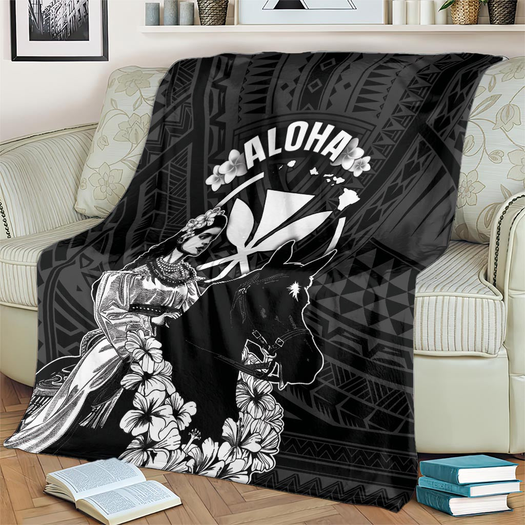 Hawaii King Kamehameha Day Parade Blanket With Pa'u Riders Plumeria Kakau Tribal Pattern LT05 - Polynesian Pride
