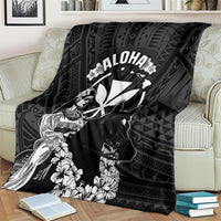 Hawaii King Kamehameha Day Parade Blanket With Pa'u Riders Plumeria Kakau Tribal Pattern LT05 - Polynesian Pride