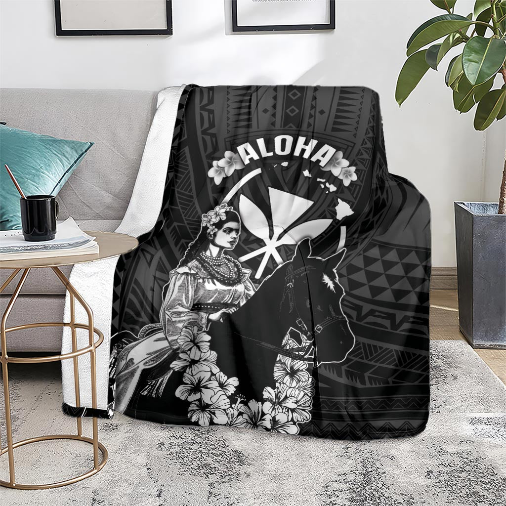 Hawaii King Kamehameha Day Parade Blanket With Pa'u Riders Plumeria Kakau Tribal Pattern LT05 - Polynesian Pride