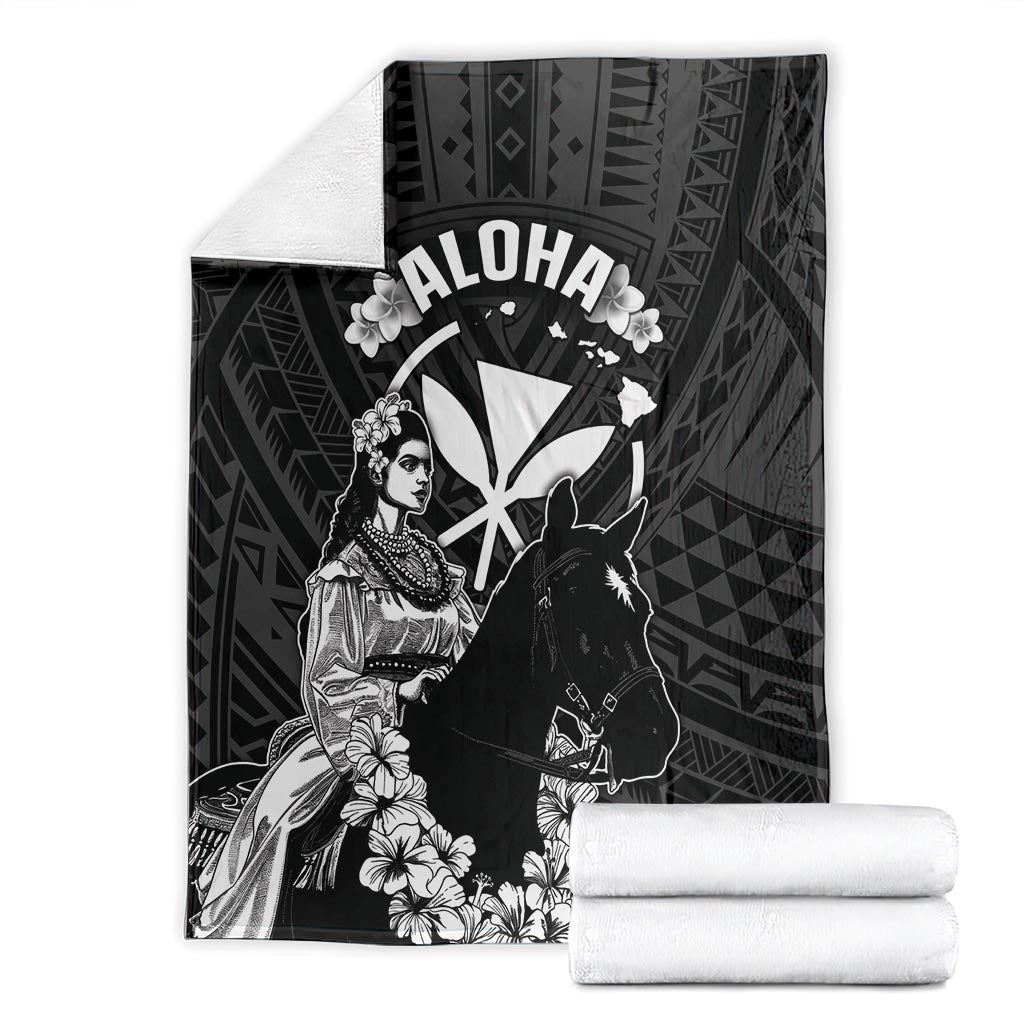 Hawaii King Kamehameha Day Parade Blanket With Pa'u Riders Plumeria Kakau Tribal Pattern LT05 - Polynesian Pride