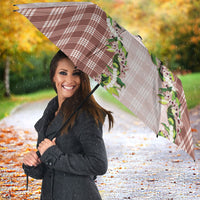 Mocha Hawaii Palaka Umbrella Maile Pikake Honohono Orchid Lei LT05 - Polynesian Pride