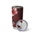 Hawaii Hibiscus With Oxblood Polynesian Pattern Tumbler Cup