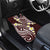 Plumeria With Oxblood Polynesian Tattoo Pattern Car Mats