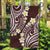 Plumeria With Oxblood Polynesian Tattoo Pattern Garden Flag