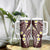 Plumeria With Oxblood Polynesian Tattoo Pattern Tumbler With Handle