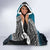 Happy 54th Fiji Day Hooded Blanket Forever Fiji With Tapa Tribal Pattern