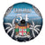 Happy 54th Fiji Day Spare Tire Cover Forever Fiji With Tapa Tribal Pattern