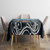Happy 54th Fiji Day Tablecloth Forever Fiji With Tapa Tribal Pattern LT05 - Polynesian Pride