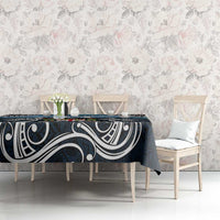 Happy 54th Fiji Day Tablecloth Forever Fiji With Tapa Tribal Pattern LT05 - Polynesian Pride