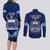 Samoa Rugby Couples Matching Long Sleeve Bodycon Dress and Long Sleeve Button Shirts World Cup 2023 Coat Of Arms With Polynesian Pattern LT05 - Polynesian Pride