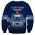 Samoa Rugby Sweatshirt World Cup 2023 Coat Of Arms With Polynesian Pattern LT05 - Polynesian Pride