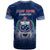 Samoa Rugby T Shirt World Cup 2023 Coat Of Arms With Polynesian Pattern LT05 - Polynesian Pride