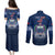 Custom Samoa Rugby Couples Matching Puletasi Dress and Long Sleeve Button Shirts World Cup 2023 Coat Of Arms With Polynesian Pattern LT05 - Polynesian Pride