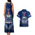 Custom Samoa Rugby Couples Matching Tank Maxi Dress and Hawaiian Shirt World Cup 2023 Coat Of Arms With Polynesian Pattern LT05 - Polynesian Pride