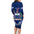 Custom Samoa Rugby Family Matching Long Sleeve Bodycon Dress and Hawaiian Shirt World Cup 2023 Coat Of Arms With Polynesian Pattern LT05 - Polynesian Pride