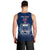 Custom Samoa Rugby Men Tank Top World Cup 2023 Coat Of Arms With Polynesian Pattern LT05 - Polynesian Pride