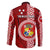 Tonga Rugby Family Matching Long Sleeve Bodycon Dress and Hawaiian Shirt World Cup 2023 Coat Of Arms Ngatu Pattern LT05 - Polynesian Pride