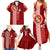 Tonga Rugby Family Matching Summer Maxi Dress and Hawaiian Shirt World Cup 2023 Coat Of Arms Ngatu Pattern LT05 - Polynesian Pride