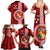 Tonga Rugby Family Matching Summer Maxi Dress and Hawaiian Shirt World Cup 2023 Coat Of Arms Ngatu Pattern LT05 - Polynesian Pride