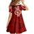 Custom Tonga Rugby Family Matching Summer Maxi Dress and Hawaiian Shirt World Cup 2023 Coat Of Arms Ngatu Pattern LT05 - Polynesian Pride