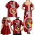 Custom Tonga Rugby Family Matching Summer Maxi Dress and Hawaiian Shirt World Cup 2023 Coat Of Arms Ngatu Pattern LT05 - Polynesian Pride