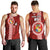 Custom Tonga Rugby Men Tank Top World Cup 2023 Coat Of Arms Ngatu Pattern LT05 - Polynesian Pride