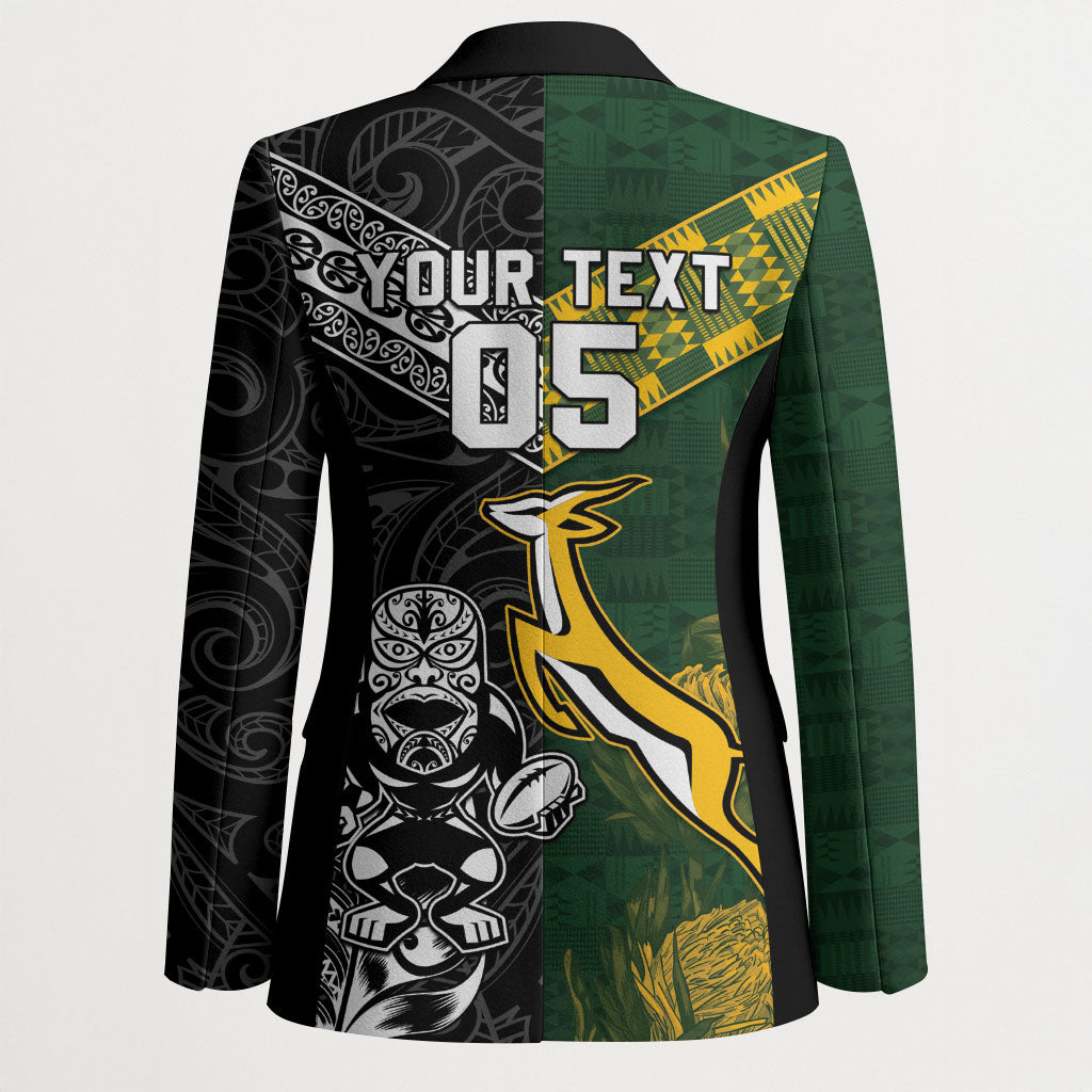 Rugby New Zealand South Africa Blazer Maori Tiki Springboks Together LT05 - Polynesian Pride