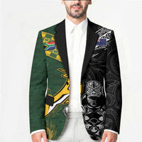 Rugby New Zealand South Africa Blazer Maori Tiki Springboks Together LT05 - Polynesian Pride