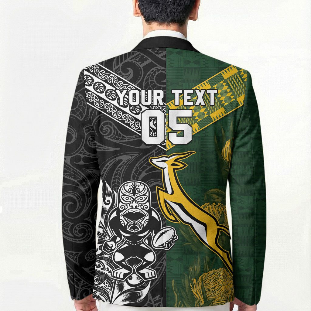 Rugby New Zealand South Africa Blazer Maori Tiki Springboks Together LT05 - Polynesian Pride