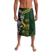 Rugby New Zealand South Africa Lavalava Maori Tiki Springboks Together LT05 Black - Polynesian Pride